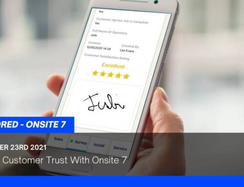 Building Customer Trust With Onsite 7