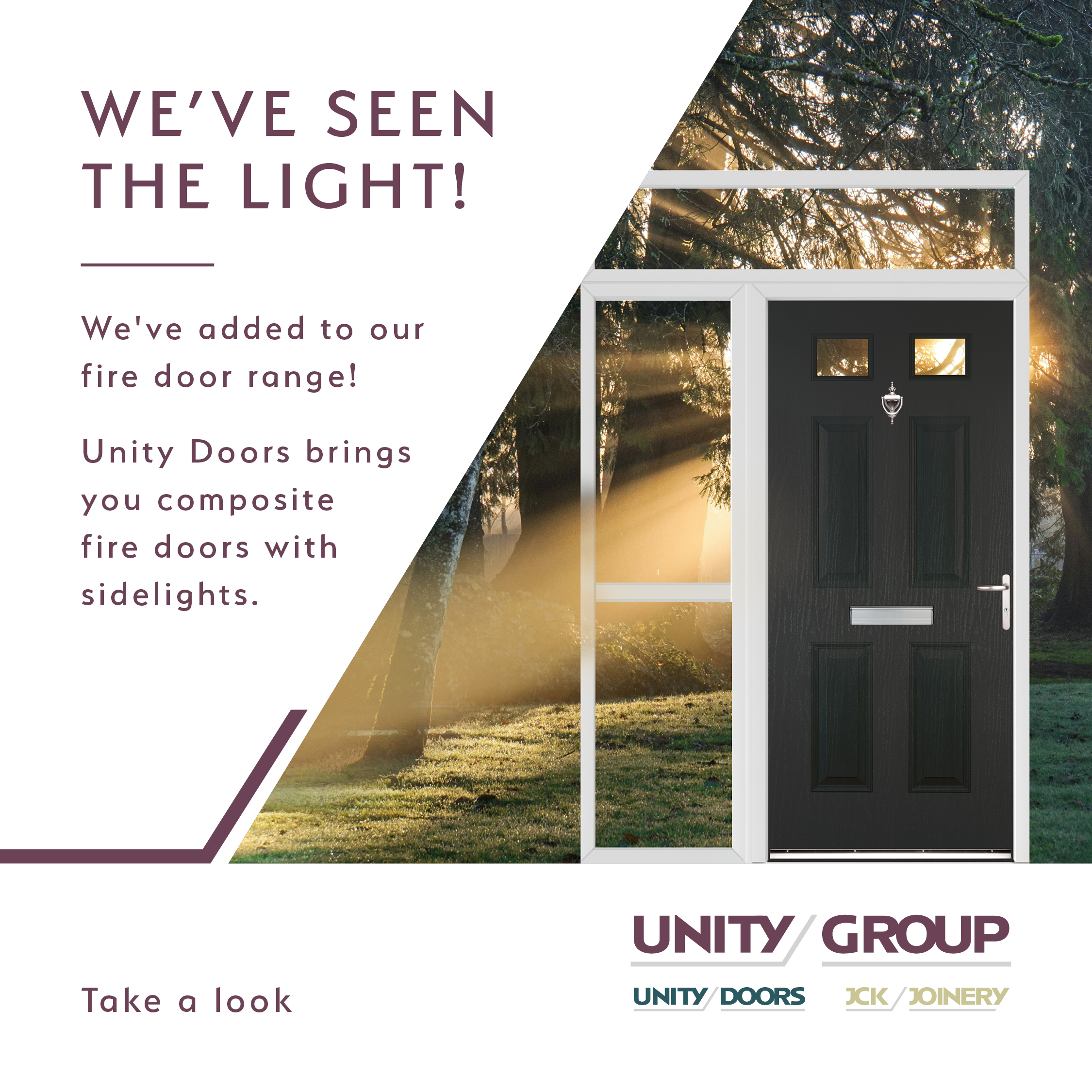 Unity Doors Bolsters Its Composite Fire Doors With Sidelights - Double ...